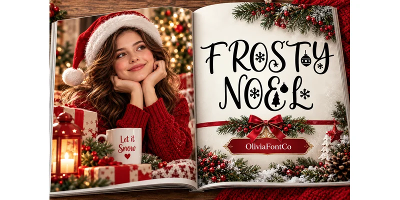 Holly Whisper Font by OliviaFontCo by OliviaFontCo — Display Font — thumbnail 3