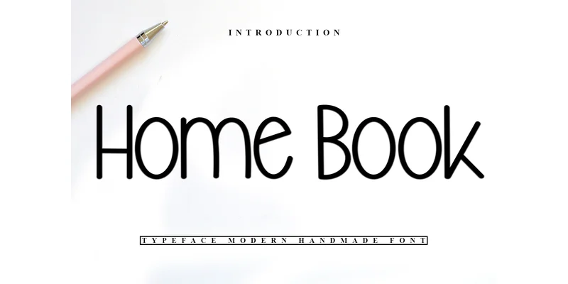 Home Book Font by Inermedia STUDIO — Display Font