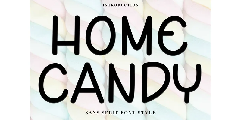 Home Candy Font by Inermedia STUDIO — Display Font