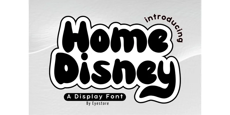 Home Disney Font by Eystore by Eystore — Display Font