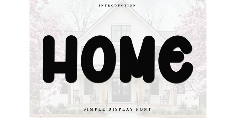 Home Font by Inermedia STUDIO — Display Font