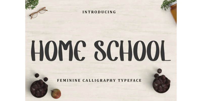 Home School Font by Inermedia STUDIO — Display Font