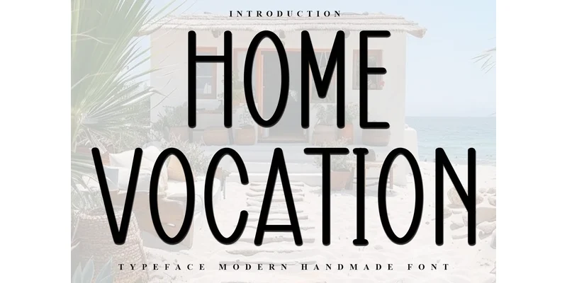 Home Vocation Font by FreshTypeINK — Sans Serif Font