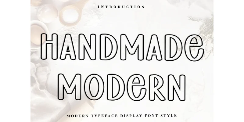 Homemade Modern Font by FreshTypeINK — Display Font