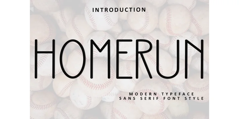 Homerun Font by Inermedia STUDIO — Sans Serif Font