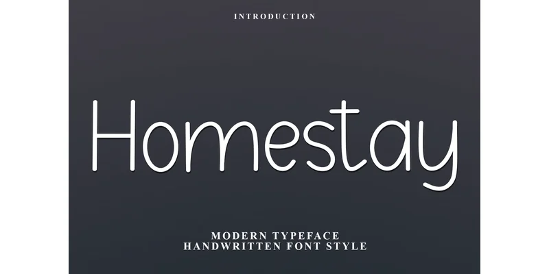 Homestay Font by FreshTypeINK — Sans Serif Font