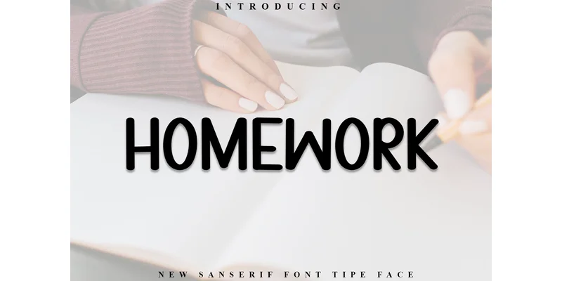 Homework Font by PiPi Creative — Display Font