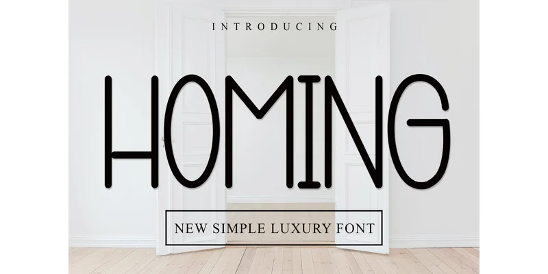 Homing Font by Inermedia STUDIO — Sans Serif Font