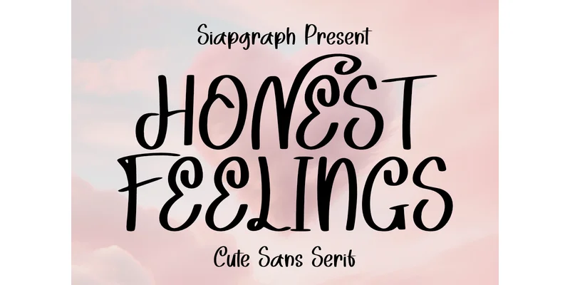 Honest Feelings Font by SiapGraph — Sans Serif Font