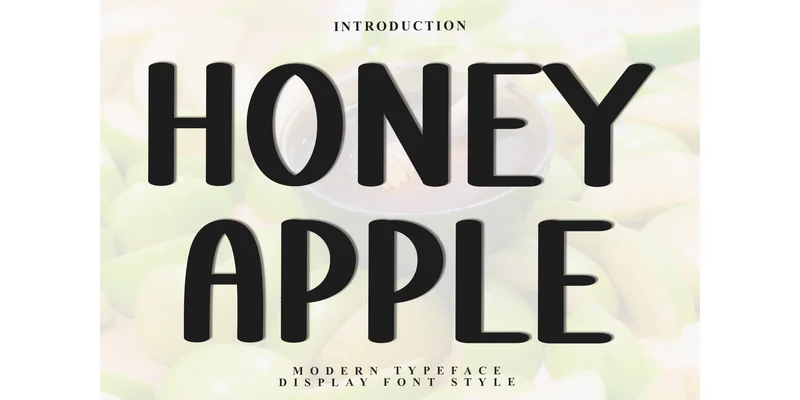 Honey Apple Font by FreshTypeINK — Display Font