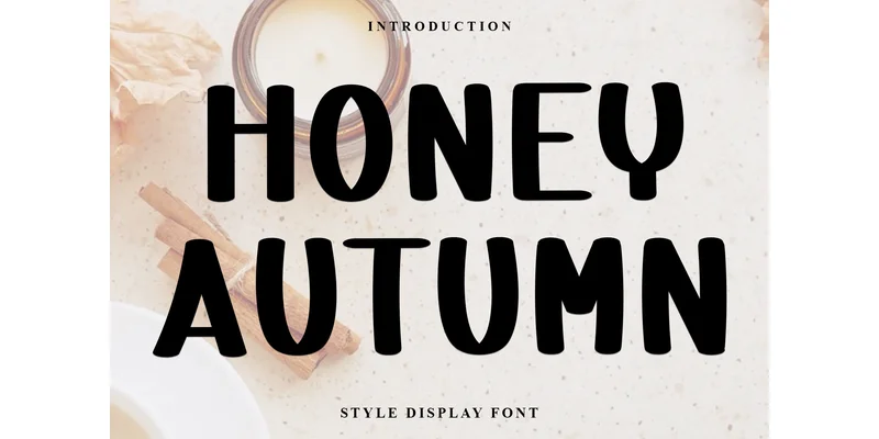 Honey Autumn Font by FreshTypeINK — Display Font