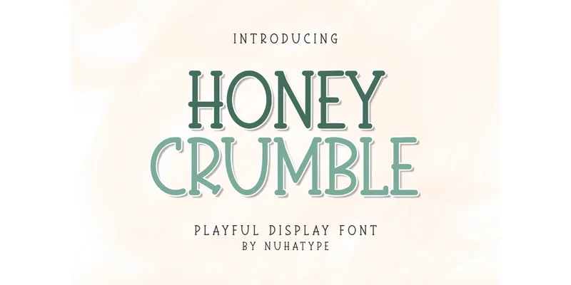 Honey Crumble Font by Nuhatype — Sans Serif Font