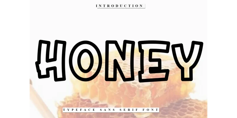 Honey Font by FreshTypeINK — Display Font