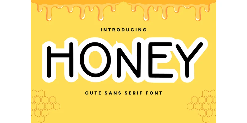 Honey Font by Letterayu — Sans Serif Font