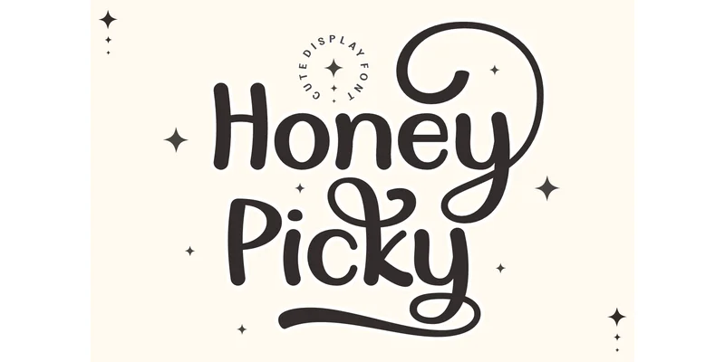 Honey Picky Font by Ade (7NTypes) — Display Font