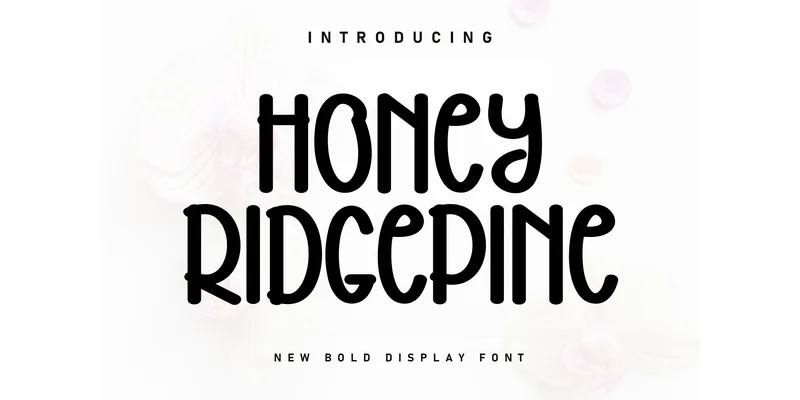 Honey Ridgepine Font by ArtLine Design — Display Font