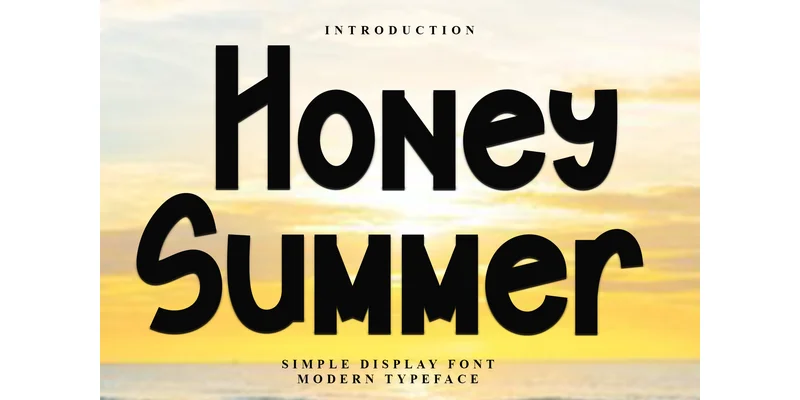 Honey Summer Font by FreshTypeINK — Display Font
