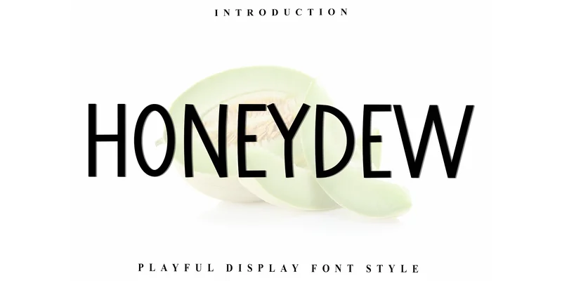 Honeydew Font by FreshTypeINK — Display Font