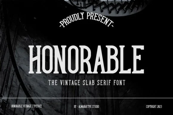 Honorable by Almairatype Studio — Slab Serif Font