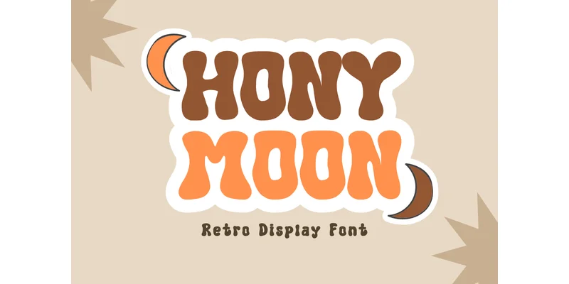 Hony Moon Font by Minimalist Eyes — Display Font