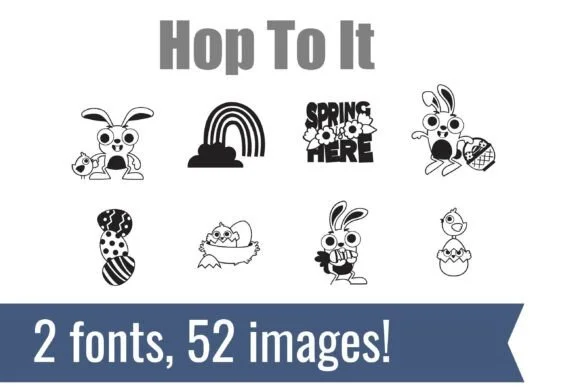 Hop to It Dingbats by Illustration Ink — Dingbats Font