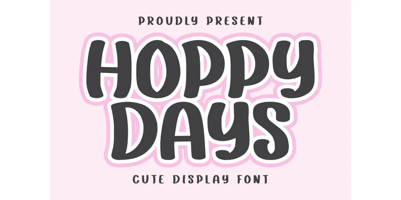Hoppy Days Font by Funtype Co. — Display Font