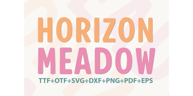 Horizonmeadow Regular Font by Quirkify — Sans Serif Font