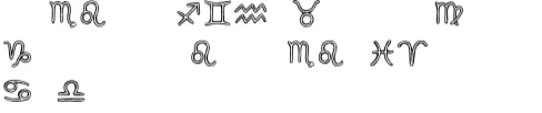 Horoscopicus by vladimirnikolic — Dingbats Font — thumbnail 6