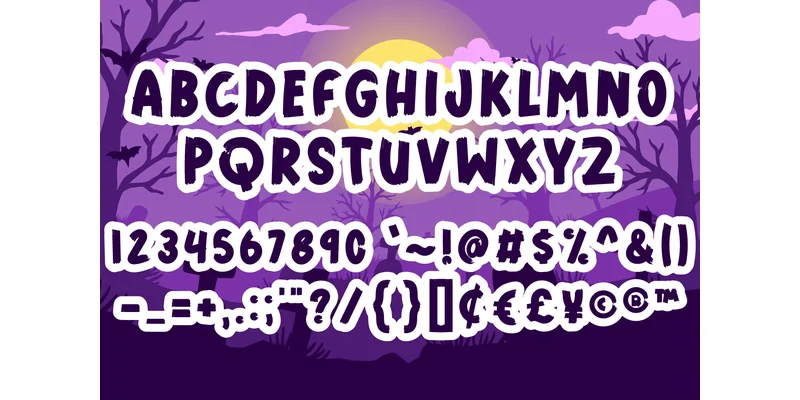 Horror Font by Brilian — Display Font — thumbnail 4