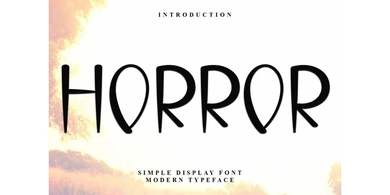 Horror Font by Inermedia STUDIO — Display Font