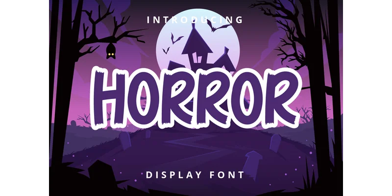 Horror Font by nicetrip7 — Display Font
