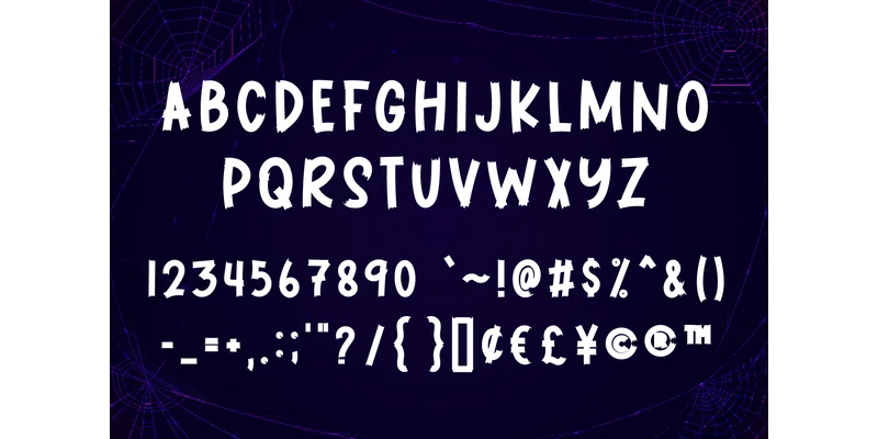 Horror Font by nicetrip7 — Display Font — thumbnail 4