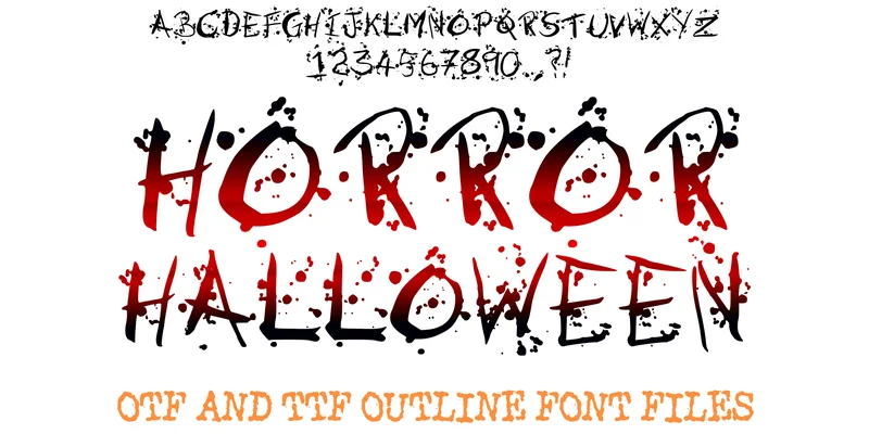 Horror Halloween Font by squeebcreative — Display Font
