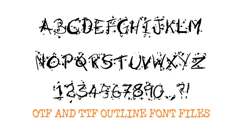 Horror Halloween Font by squeebcreative — Display Font — thumbnail 2