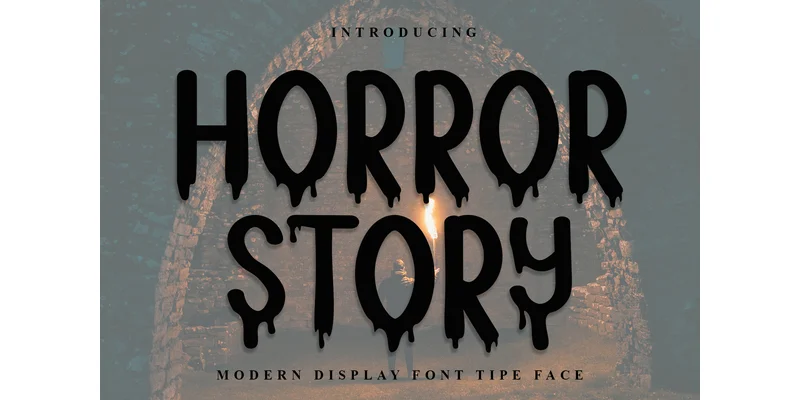 Horror Story Font by PiPi Creative — Display Font