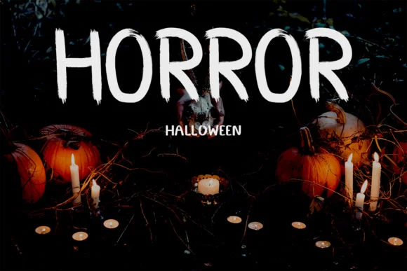 Horror by Rabeya — Color Fonts Font