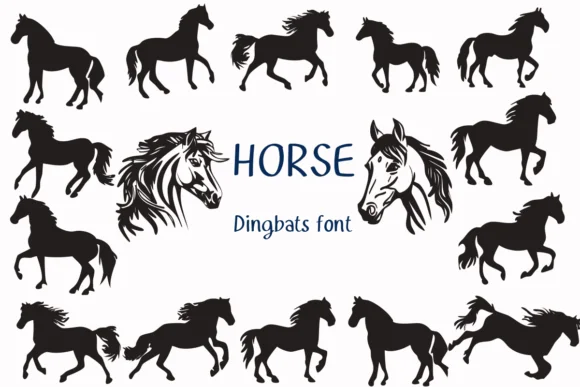 Horse by Nongyao — Dingbats Font