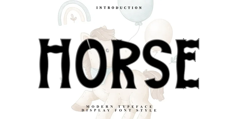 Horse Font by Inermedia STUDIO — Display Font