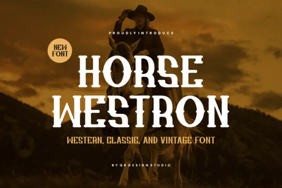 Horse Westron by qrdesignstd — Slab Serif Font