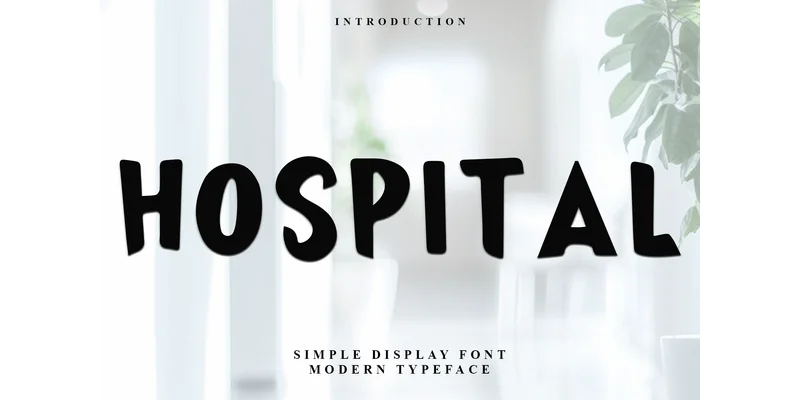 Hospital Font by Inermedia STUDIO — Display Font