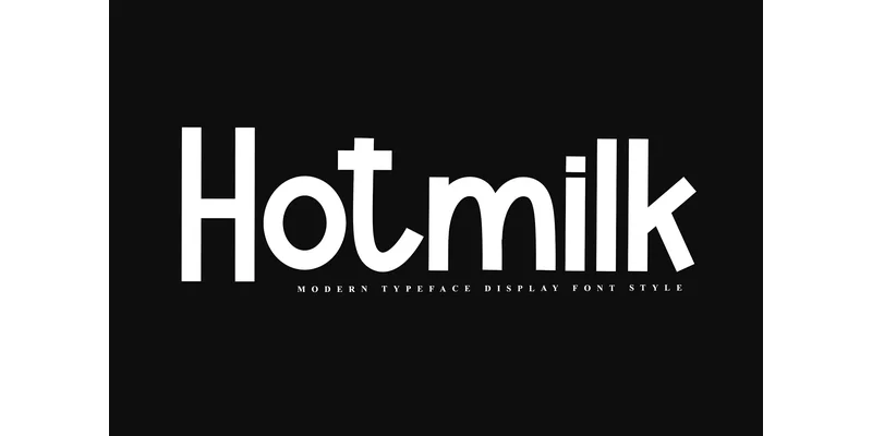 Hotmilk Font by FreshTypeINK — Display Font