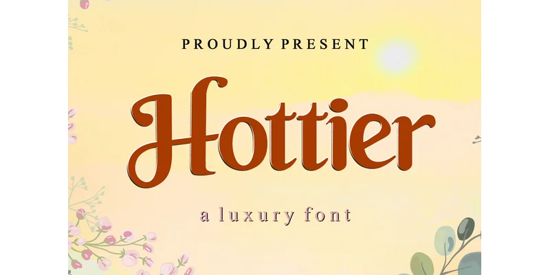 Hottier Font by Dedi Art Studio by Dedi Art Studio — Serif Font