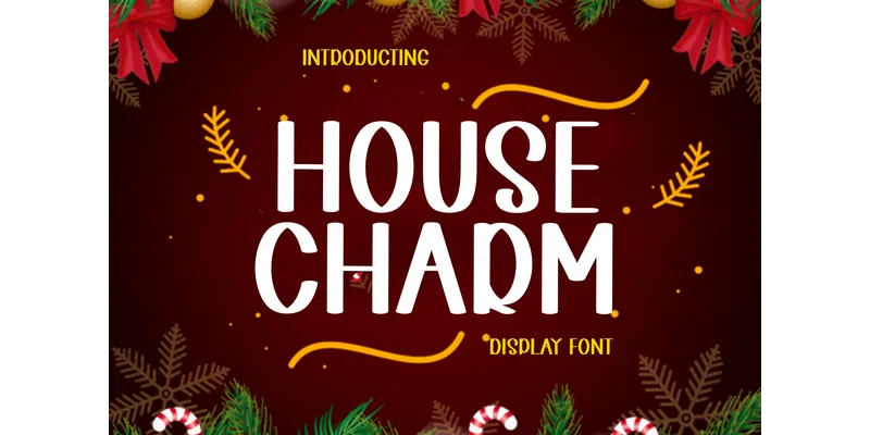 House Charm Font by PiPi Creative — Display Font
