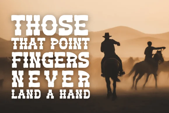 Howdy Cowboy by Eystore — Slab Serif Font — thumbnail 5