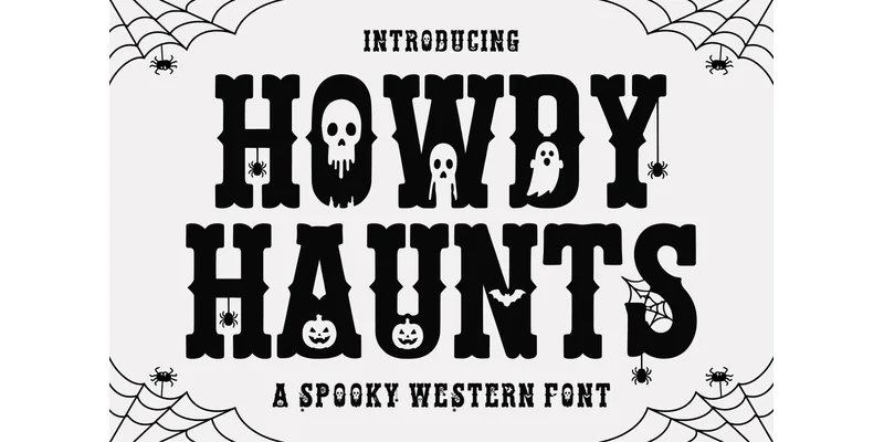 Howdy Haunts Font by Craft Artist by Craft Artist β Display Font