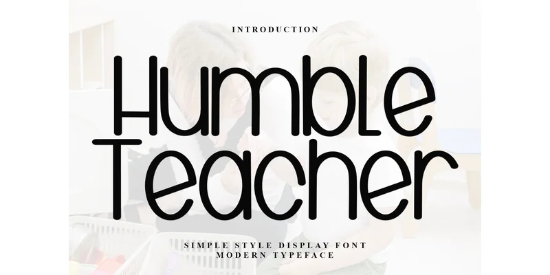 Humble Teacher Font by Inermedia STUDIO — Sans Serif Font