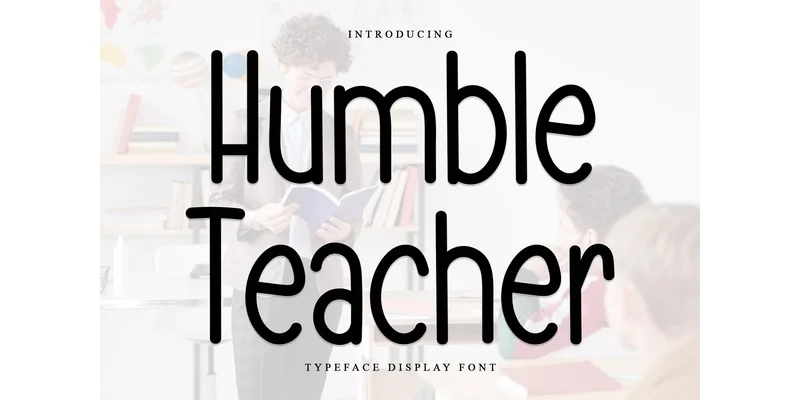 Humble Teacher Font by ONE DESIGN — Display Font