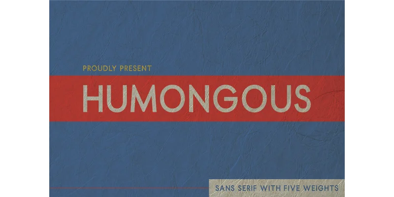 Humongous Font by Nan Design — Sans Serif Font