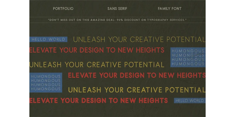 Humongous Font by Nan Design — Sans Serif Font — thumbnail 2