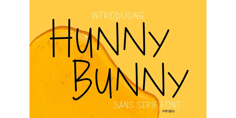 Hunny Bunny Font by miraipa — Sans Serif Font